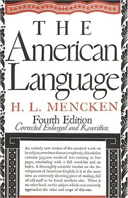 E-Book (epub) American Language von H. L. Mencken