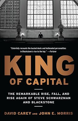 Couverture cartonnée King of Capital de David Carey, John E. Morris