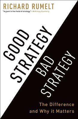 Livre Relié Good Strategy Bad Strategy de Richard Rumelt