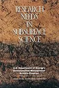 E-Book (epub) Research Needs in Subsurface Science von National Research Council, Water Science and Technology Board, Board on Radioactive Waste Management