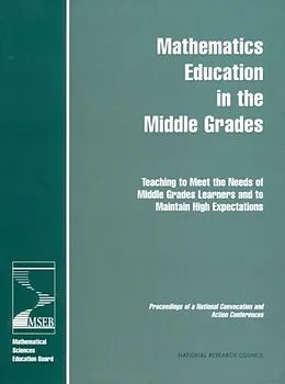 E-Book (epub) Mathematics Education in the Middle Grades von National Research Council, Center for Science, Mathematics