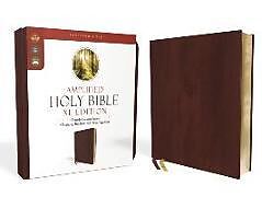 Couverture en cuir Amplified Holy Bible, XL Edition, Leathersoft, Burgundy de Zondervan