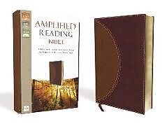 Couverture en cuir Amplified Reading Bible, Leathersoft, Brown de Zondervan