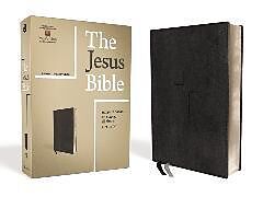 Couverture en cuir The Jesus Bible, ESV Edition, Leathersoft, Black de Zondervan