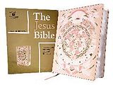 Couverture en cuir The Jesus Bible Artist Edition, ESV, Leathersoft, Peach Floral de Zondervan