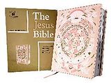 Couverture en cuir The Jesus Bible Artist Edition, ESV, (With Thumb Tabs to Help Locate the Books of the Bible), Leathersoft, Peach Floral, Thumb Indexed de Zondervan