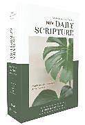 Couverture cartonnée NIV, Daily Scripture, Super Giant Print, Paperback, White/Green, Comfort Print de Zondervan Zondervan