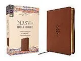 Leder-Einband NRSVue, Holy Bible, Compact, Leathersoft, Brown, Comfort Print von Zondervan
