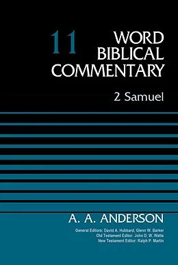 E-Book (epub) 2 Samuel, Volume 11 von Arnold A. Anderson