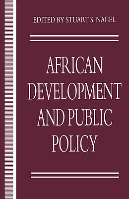 Livre Relié African Development and Public Policy de 