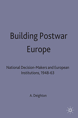 Livre Relié Building Postwar Europe de Deighton
