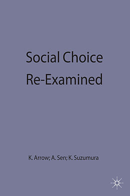 Fester Einband Social Choice Re-Examined von Kotaro Suzumura