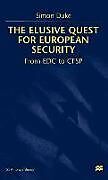 Livre Relié The Elusive Quest for European Security de NA NA