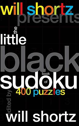 Reliure en spirale Will Shortz Presents The Little Black Book of Sudoku de Will Shortz