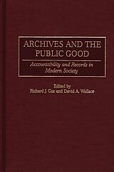 eBook (pdf) Archives and the Public Good de 