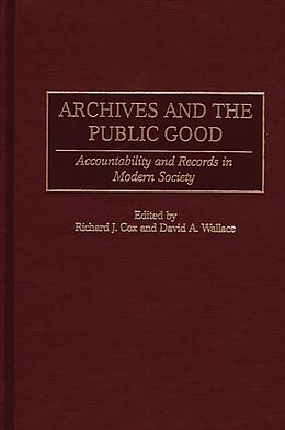 eBook (pdf) Archives and the Public Good de 