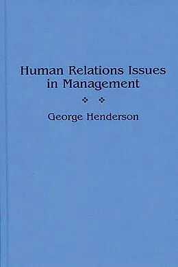 E-Book (pdf) Human Relations Issues in Management von George Henderson