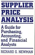 E-Book (pdf) Supplier Price Analysis von Richard Newman