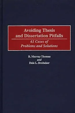 E-Book (pdf) Avoiding Thesis and Dissertation Pitfalls von R. Murray Thomas, Dale L. Brubaker