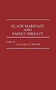 Fester Einband Black Marriage and Family Therapy von C. Obudho Jackson