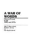 Fester Einband A War of Words von Jose Guiterrez, John Hammerback, Richard Jensen