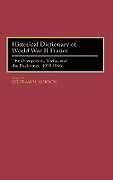 Livre Relié Historical Dictionary of World War II France de 
