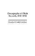 Discography of OKeh Records, 1918-1934