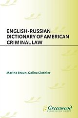 eBook (pdf) English-Russian Dictionary of American Criminal Law de Marina Braun, Galina Clothier