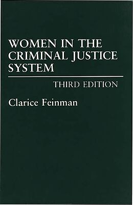 eBook (pdf) Women in the Criminal Justice System de Clarice Feinman