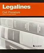 Couverture cartonnée Legalines on Civil Procedure, Keyed to Yeazell de Publisher's Editorial Staff