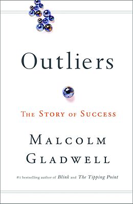 Couverture cartonnée Outliers de Malcolm Gladwell