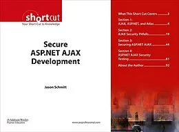 E-Book (pdf) Secure ASP.NET AJAX Development (Digital Short Cut) von Schmitt Jason