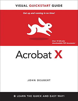 Couverture cartonnée Adobe Acrobat X for Windows and Macintosh de John Deubert