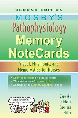 E-Book (epub) Mosby's Pathophysiology Memory NoteCards - E-Book von Rn Zerwekh EdD, Rn Claborn, Rn Gaglione MSN
