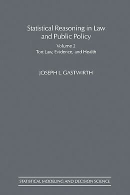 E-Book (pdf) Statistical Reasoning in Law and Public Policy von Joseph L. Gastwirth