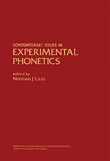 eBook (pdf) Contemporary Issues in Experimental Phonetics de 