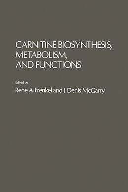 eBook (pdf) Carnitine Biosynthesis Metabolism, And Functions de 