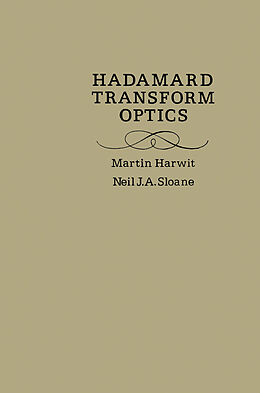 eBook (pdf) Hadamard transform optics de Martin Harwit