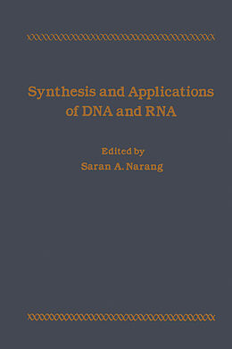 eBook (pdf) Synthesis And Applications Of DNA And RNA de 