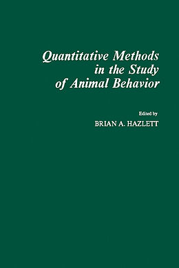 eBook (pdf) Quantitative Methods in The Study of Animal behavior de 