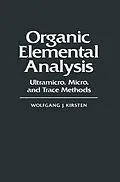 E-Book (pdf) Organic Elemental Analysis von Wolfgang Kirmse