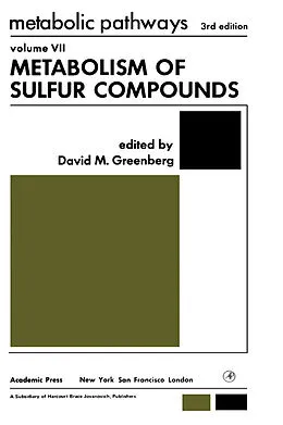 E-Book (pdf) Metabolism of Sulfur Compounds von David Greenberg