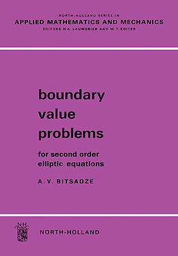 eBook (pdf) Boundary Value Problems For Second Order Elliptic Equations de A. V. Bitsadze