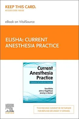 E-Book (epub) Current Anesthesia Practice von Crna Elisha EdD, Nagelhout CRNA, Jeremy S Heiner