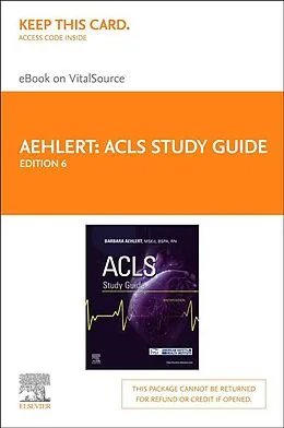 E-Book (epub) ACLS Study Guide - E-Book von Bspa Aehlert MSEd