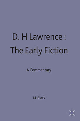 Livre Relié D.H.Lawrence: The Early Fiction de Michael Black