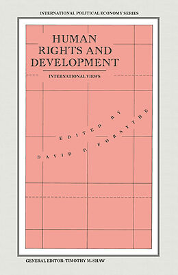 Kartonierter Einband Human Rights and Development von David P. Forsythe
