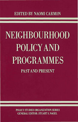 Livre Relié Neighbourhood Policy and Programmes de Naomi Carmon