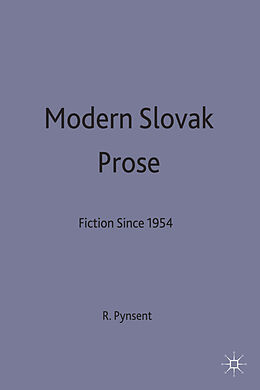 Fester Einband Modern Slovak Prose von 