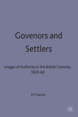 Fester Einband Governors and Settlers von M. Francis